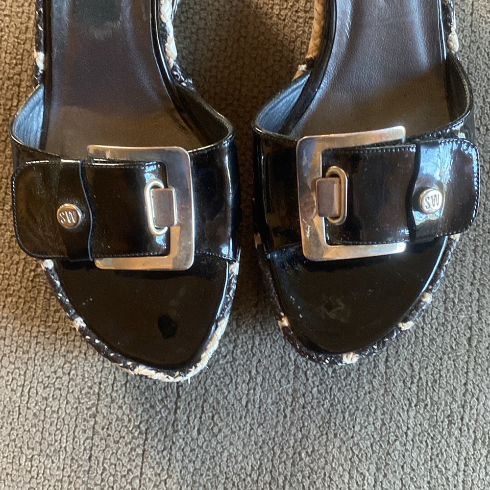 Stuart Weitzman Wedge High Heels in Excellent Condition. Size 9 1/2. - Picture 4 of 6